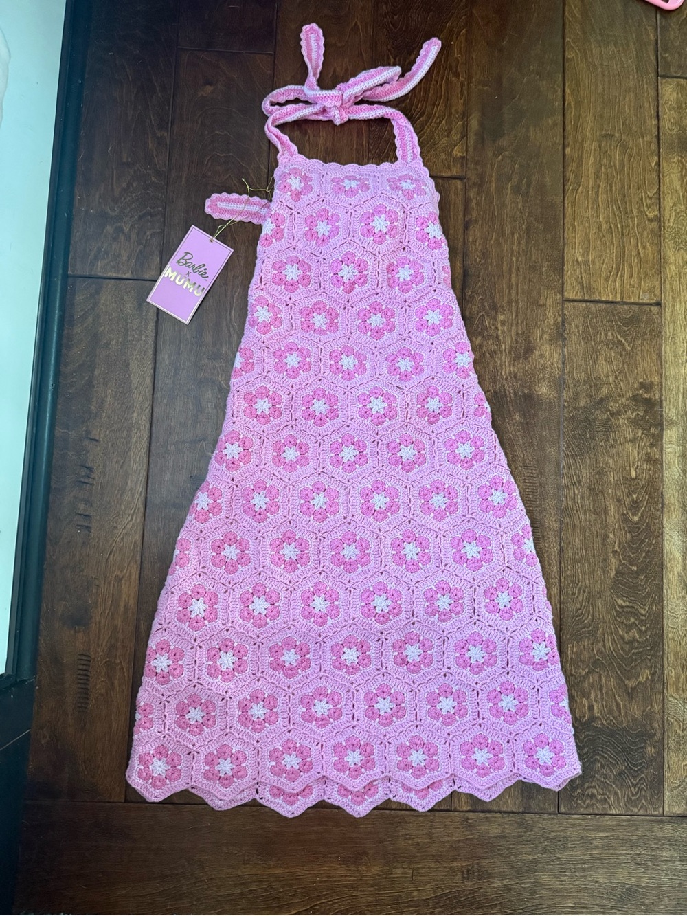 Show Me Your MuMu Barbie x MuMu Pink Gold Logo Tag - Picture 4 of 7
